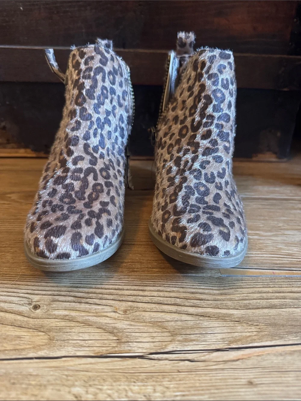 Very G Leopard Print Ankle Bootie - Women